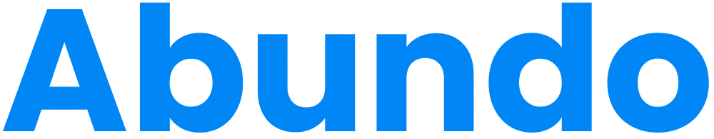 Abundo official company logo in blue